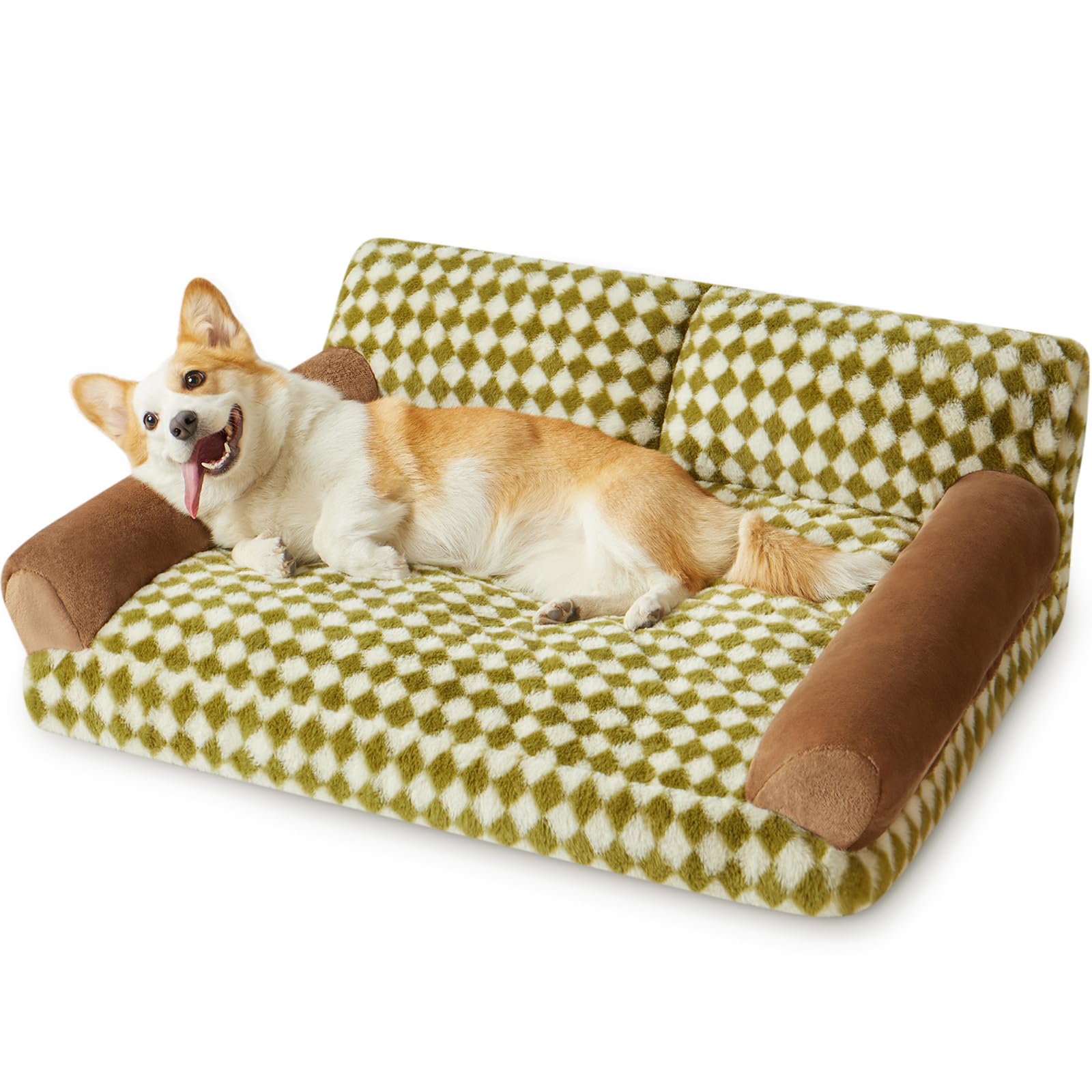 The Comfy Corner Pet Bed – Soft Couch Style Bed for Dogs & Cats